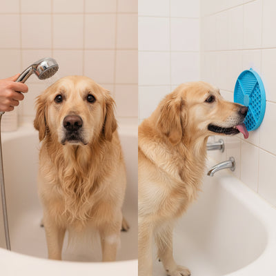 Silicone Lick Mat with Suction Cups – Calming Slow Feeder