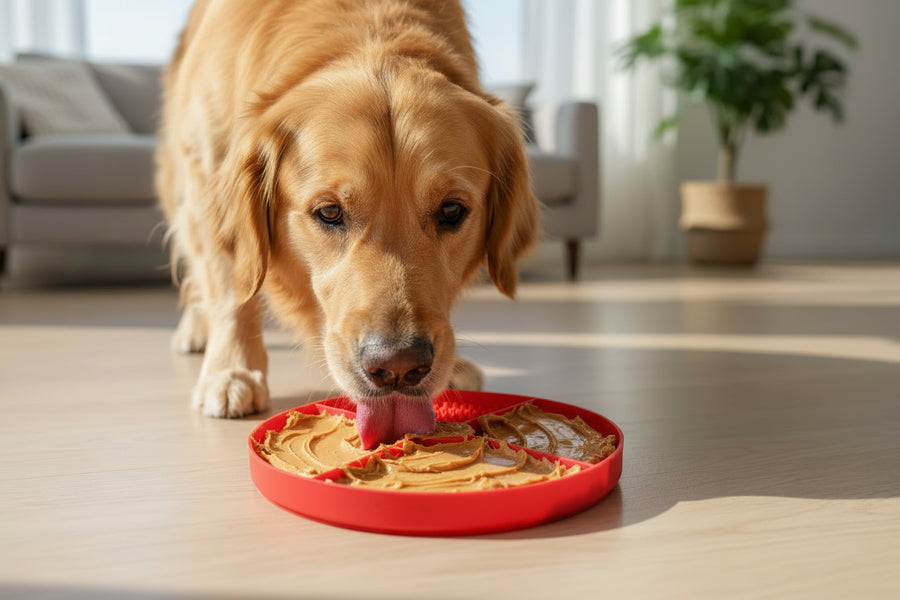 Silicone Lick Mat with Suction Cups – Calming Slow Feeder