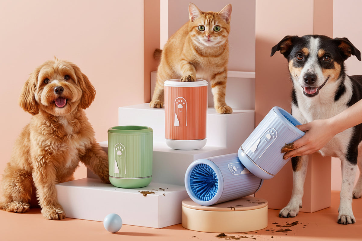 Paw Cleaner Cup – Deep Clean Bristle Washer
