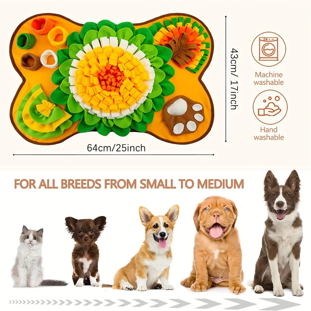 Snuffle Mat (Interactive Feeding Toy)